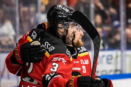 Luleås Frederic Allard jublar
