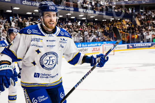Leksands Peter Cehlarik jublar