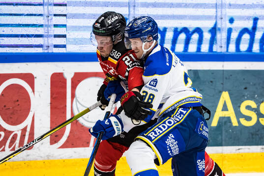 Luleås Juhani Tyrväinen och Leksands Olle Alsing