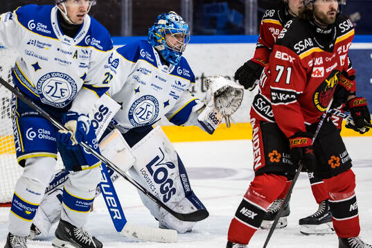 Leksands målvakt Filip Larsson