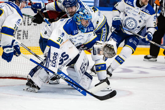 Leksands målvakt Filip Larsson