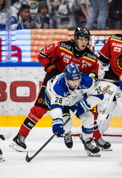 Leksands Justin Glenn Kloos och Luleås Marcus Hardegård
