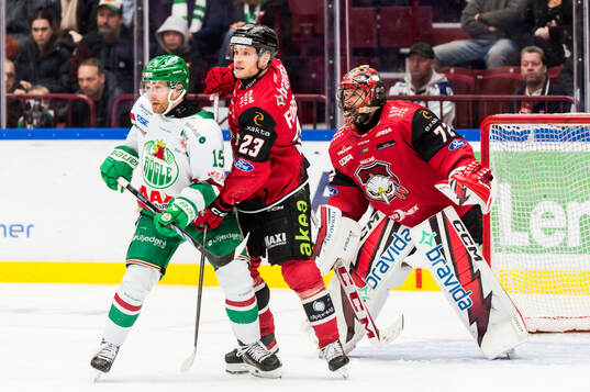 Rögles Simon Ryfors och Malmö Redhawks Christoffer