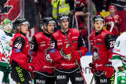 Malmö Redhawks Kim Rosdahl jublar
