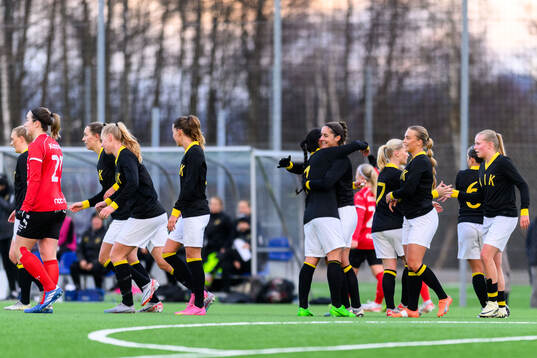 AIKs spelare jublar
