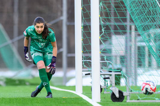 Trelleborgs målvakt Ebba Steen deppar