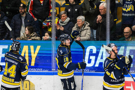 HV71s Henrik Borgström jublar