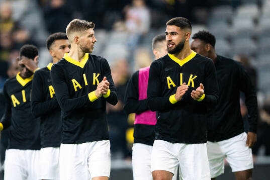 AIKs Anton Salétros och Omar Faraj