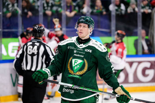 Färjestads Mattias Göransson deppar