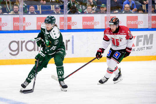 Färjestads Jeremy Salvas Groleau och Örebros Glenn