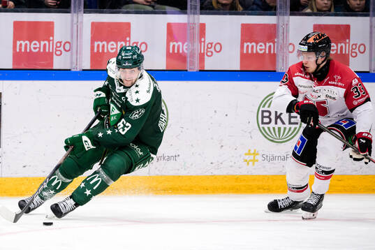 Färjestads Carl Dahlström och Örebros Christopher
