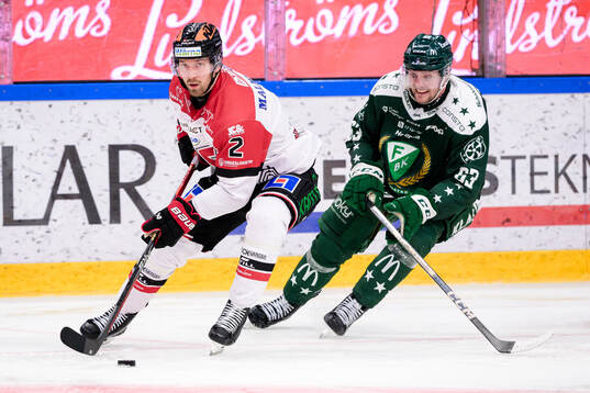 Örebros Rasmus Rissanen och Färjestads Carl Dahlström