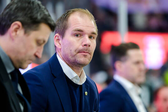 Färjestads tränare Thomas Mitell