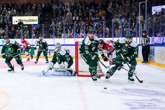 Färjestads Magnus Nygren och Jonathan Andersson