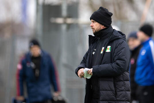 Varbergs tränare Tobias Linderoth