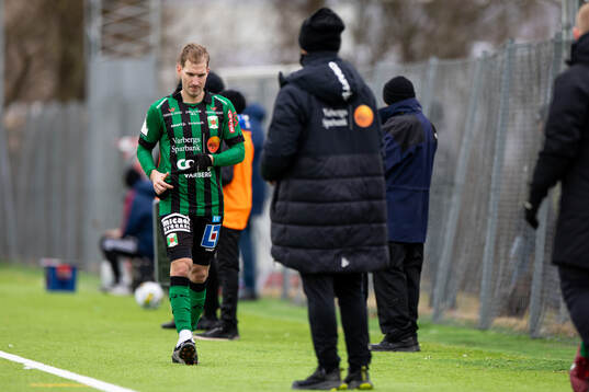 Varbergs Oliver Silverholt deppar