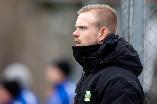 Varbergs assisterande tränare Victor Salwén