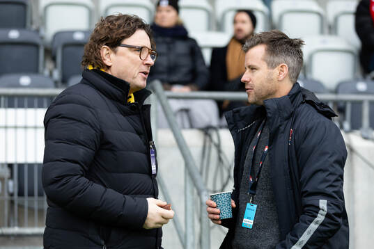 Elfsborgs sportchef Stefan Andreasson och Örgrytes