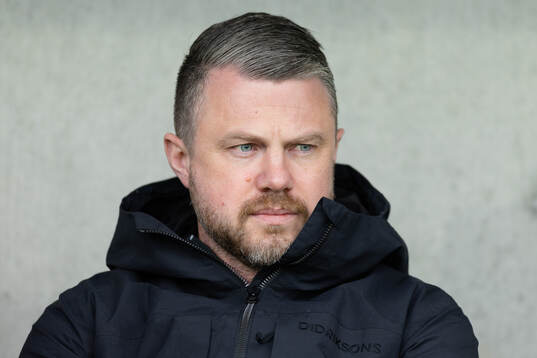 Elfsborgs manager Jimmy Thelin innan fotbollsmatchen i