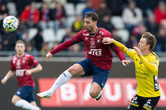 Örgrytes Jonathan Azulay och Elfsborgs Simon Hedlund