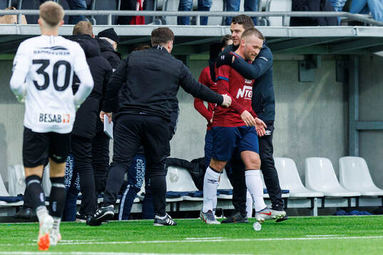 Örgrytes tränare Anders Holmberg och Nicklas Bärkroth