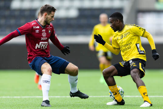 Örgrytes Erion Sadiku och Elfsborgs Michael Baidoo