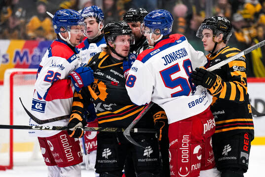 Skellefteås Jonathan Pudas och Oskarshamns Hugo Jonasson