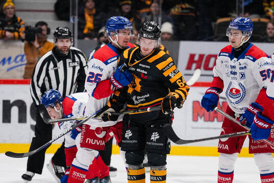 Oskarshamns Lukas Pilö och Skellefteås Jonathan Pudas