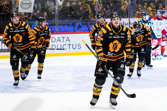 Skellefteås Jonathan Johnson jublar