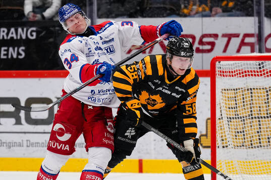 Oskarshamns Olli Palola och Skellefteås Oskar Nilsson