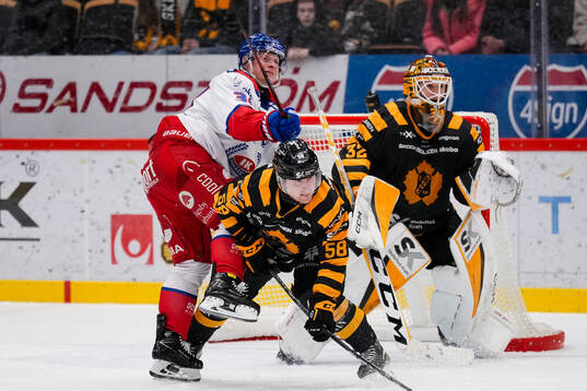 Oskarshamns Olli Palola och Skellefteås Oskar Nilsson