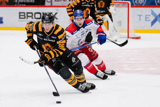 Skellefteås Rickard Hugg och Oskarshamns Lukas Jasek