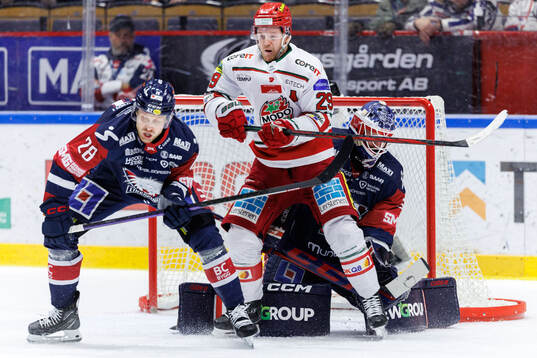 Linköpings John Nyberg och MoDos Mikkel Aagaard