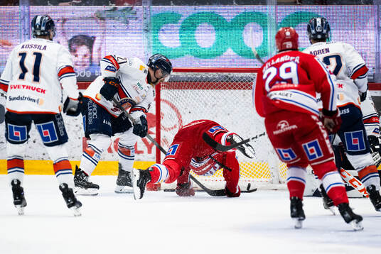 Växjös Brian Cooper och Timrås Anton Lander
