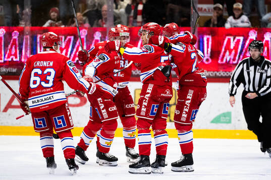 Timrås Anton Wedin jublar