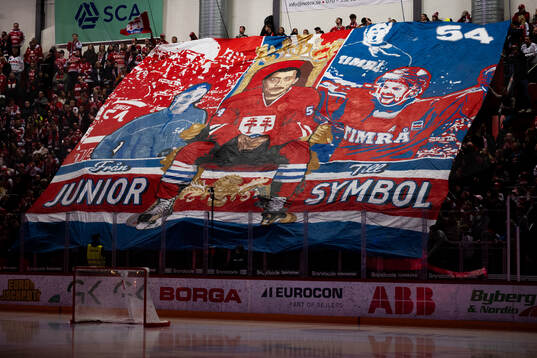 Timråklacken med tifo