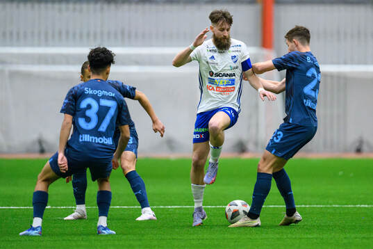 IFK Luleås Nils Nilsson och Malmö FFs Lasse Berg Johnsen