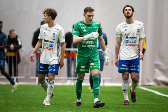 IFK Luleås Melvin Nilsson, målvakt Rasmus Juhani Aspholm