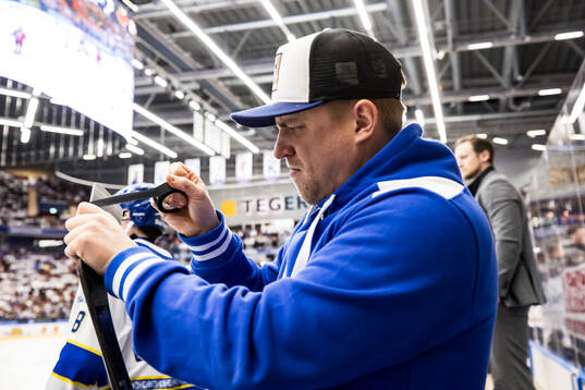 Leksands materialförvaltare Jesper Korning