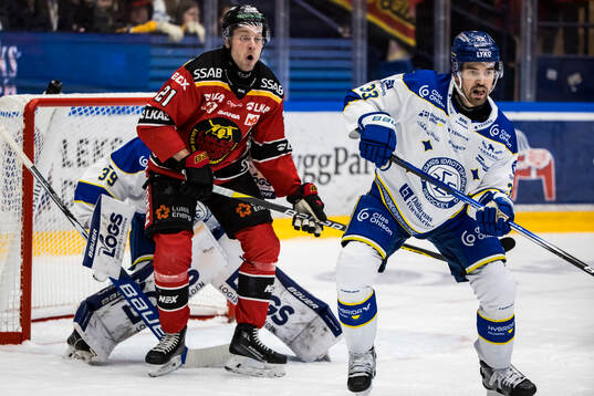 Luleås Juhani Tyrväinen och Leksands Eddie Larsson