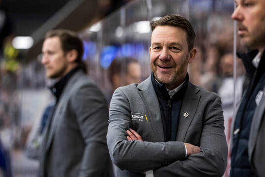 Leksands tränare Charles Berglund