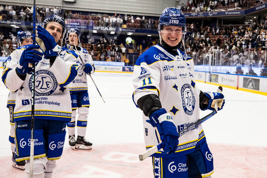 Leksands Martin Karlsson jublar