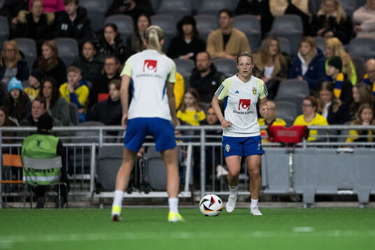 Anna Anvegård of Sweden of the women's national football