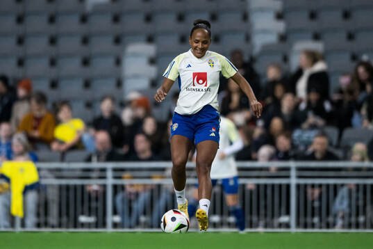 Madelen Janogy of Sweden of the women's national football