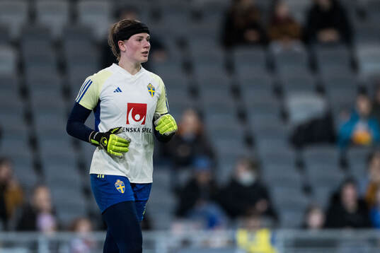 Goalkeeper Tove Enblom of Sweden of the women's national