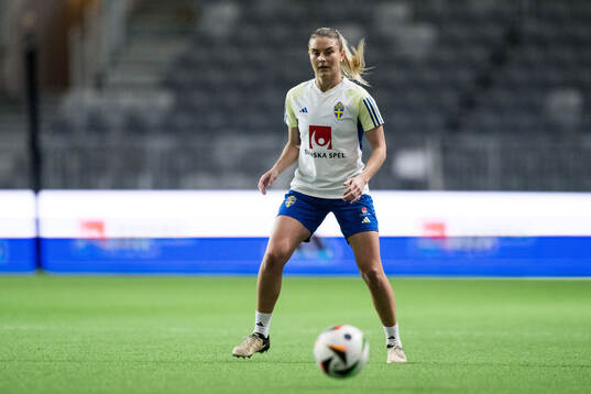 Amanda Nildén of Sweden of the women's national football