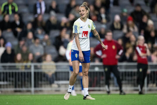 Nathalie Björn of Sweden of the women's national football