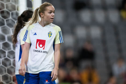 Hanna Lundkvist of Sweden of the women's national football