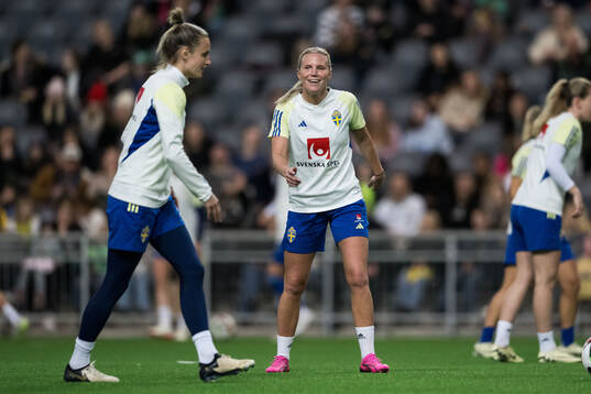 Josefine Rybrink of Sweden of the women's national football
