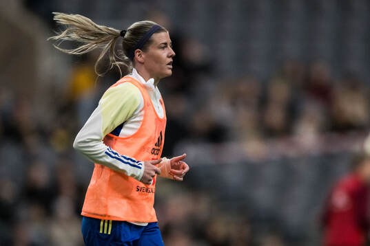 Olivia Schough of Sweden of the women's national football